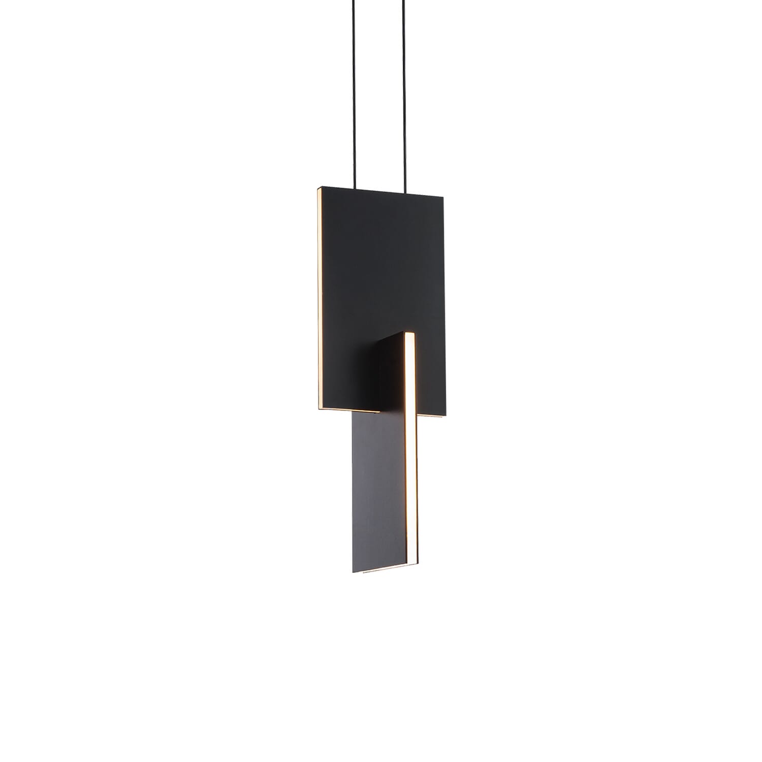 Amari 1-Light LED Chandelier in Black