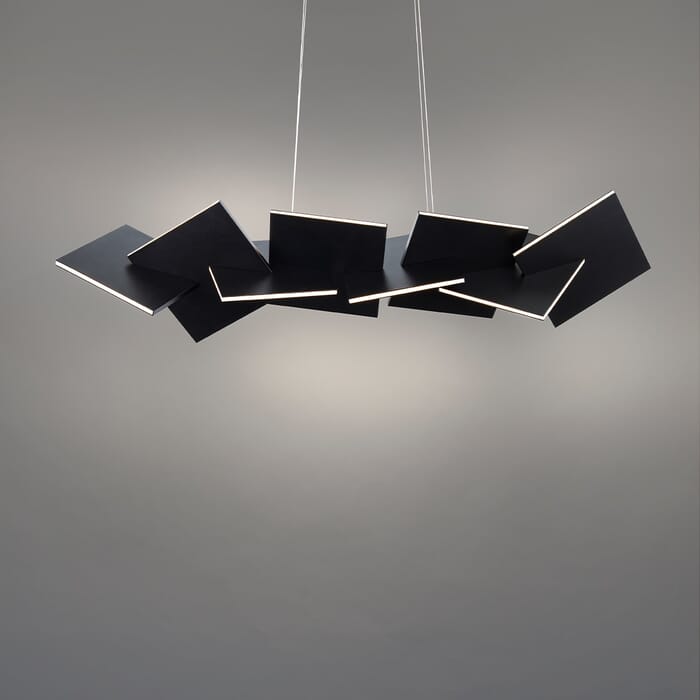 Modern Forms Konstrukt Pendant Light in Black Modern Forms Konstrukt Pendant Light in Black