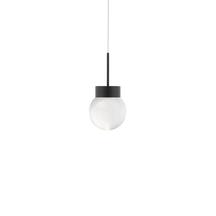 Modern Forms Double Bubble Pendant Light in Black Modern Forms Double Bubble Pendant Light in Black