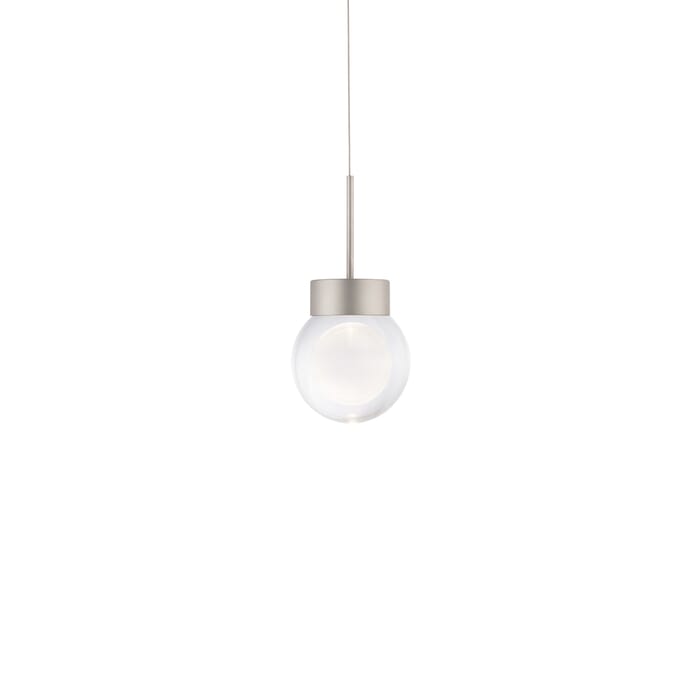 Modern Forms Double Bubble Pendant Light in Satin Nickel Modern Forms Double Bubble Pendant Light in Satin Nickel