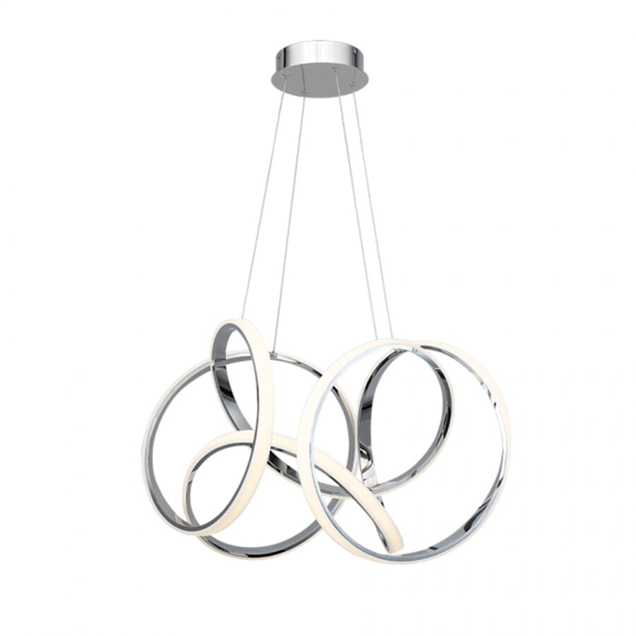 WAC Vornado 3000K Pendant Light in Chrome - PD-87729-CH