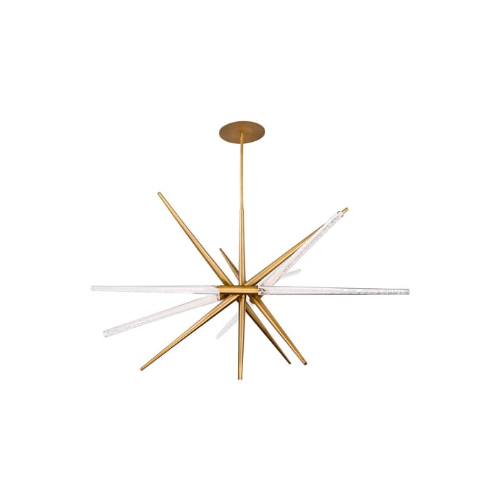 Modern Forms Stormy Chandelier in Aged Brass Modern Forms Stormy Chandelier in Aged Brass