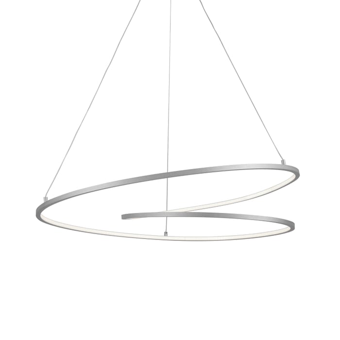 Kuzco Twist LED Pendant Light in Antique Silver Kuzco Twist LED Pendant Light in Antique Silver