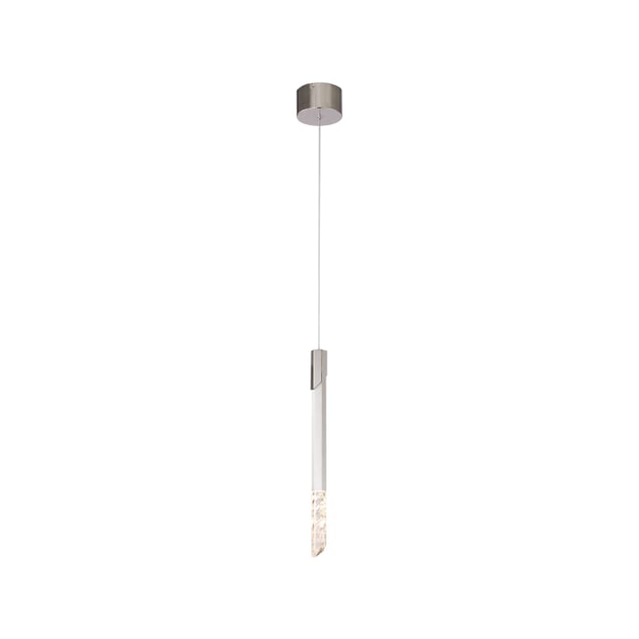 Alora Glacia Pendant Light in Brushed Platinum And Polished Nickel Alora Glacia Pendant Light in Brushed Platinum And Polished Nickel