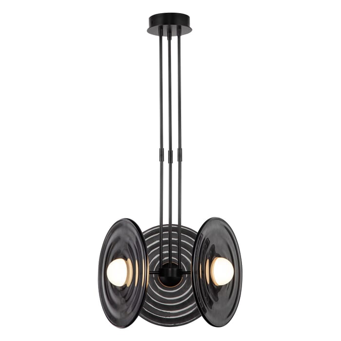 Harbour LED Pendant in Urban Bronze with Smoked Glass Harbour LED Pendant in Urban Bronze with Smoked Glass