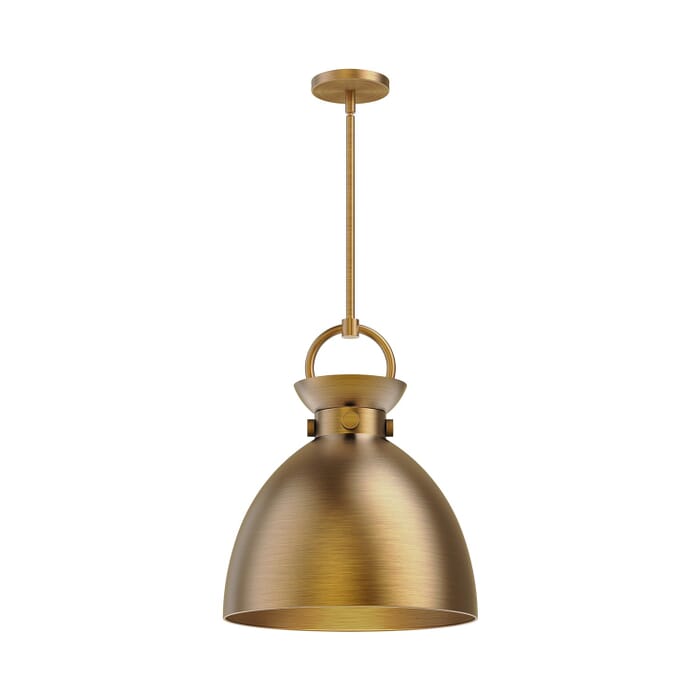 Waldo 1-Light Pendant in Aged Gold Waldo 1-Light Pendant in Aged Gold