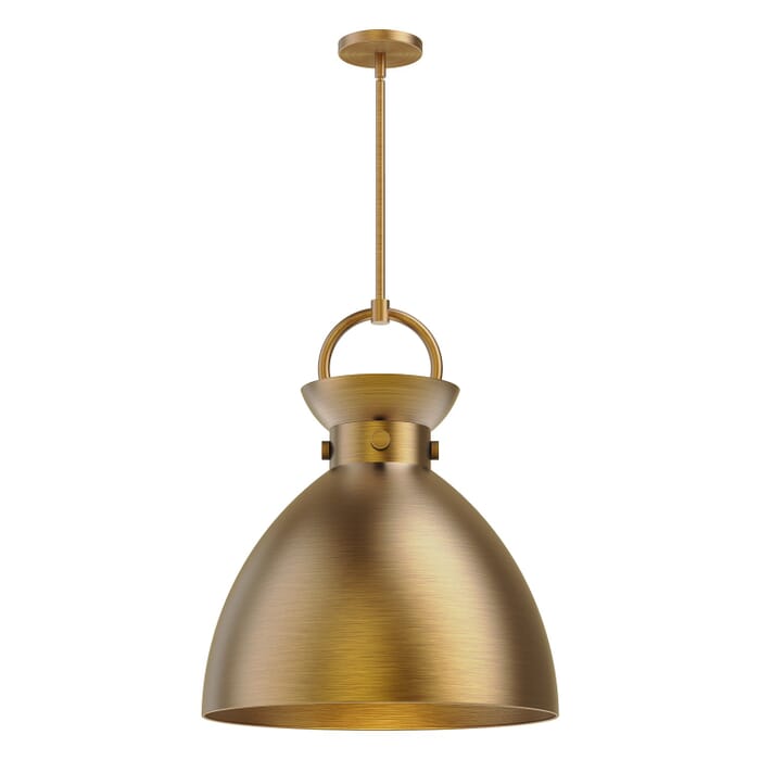 Waldo 1-Light Pendant in Aged Gold Waldo 1-Light Pendant in Aged Gold