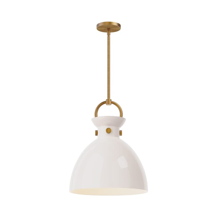 Waldo 1-Light Pendant in Aged Gold Waldo 1-Light Pendant in Aged Gold