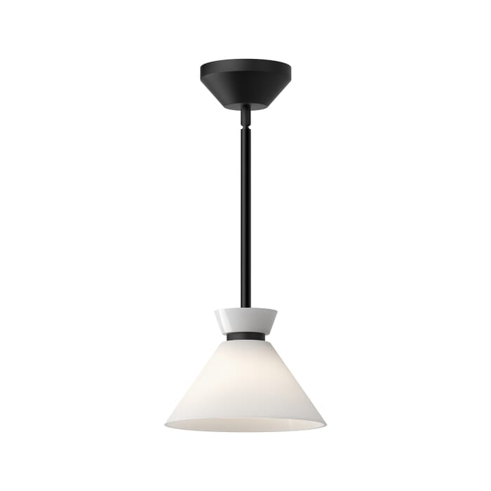 Halston 1-Light Pendant in Matte Black Halston 1-Light Pendant in Matte Black
