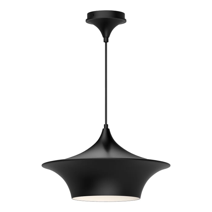 Emiko 1-Light Pendant in Matte Black Emiko 1-Light Pendant in Matte Black