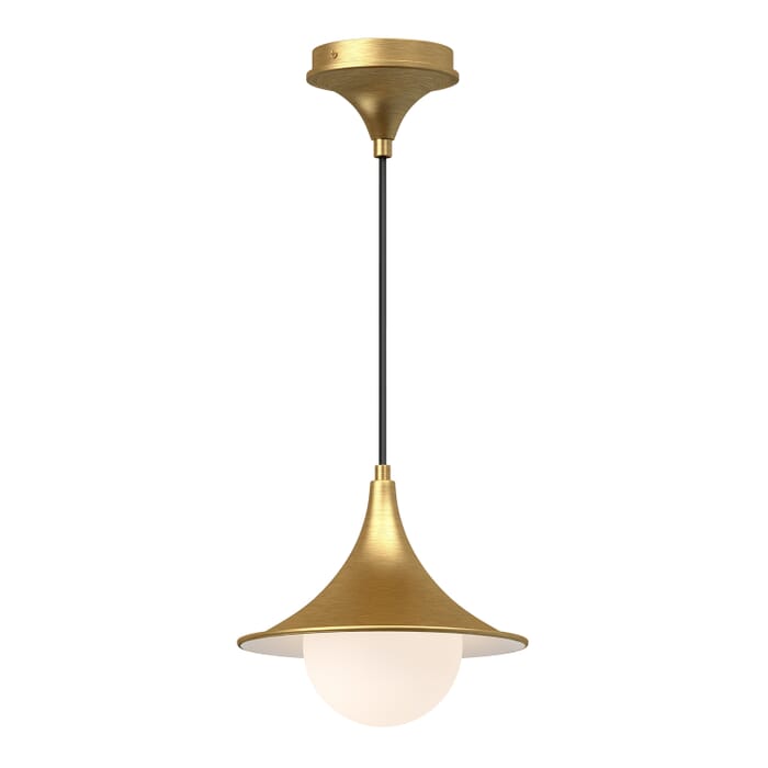 Fuji 1-Light Pendant in Brushed Gold Fuji 1-Light Pendant in Brushed Gold