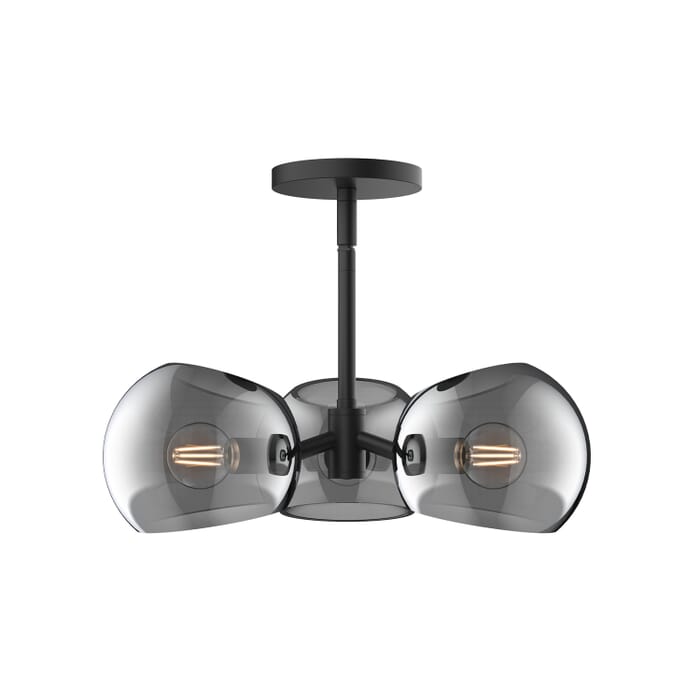 Willow 3-Light Pendant in Matte Black Willow 3-Light Pendant in Matte Black