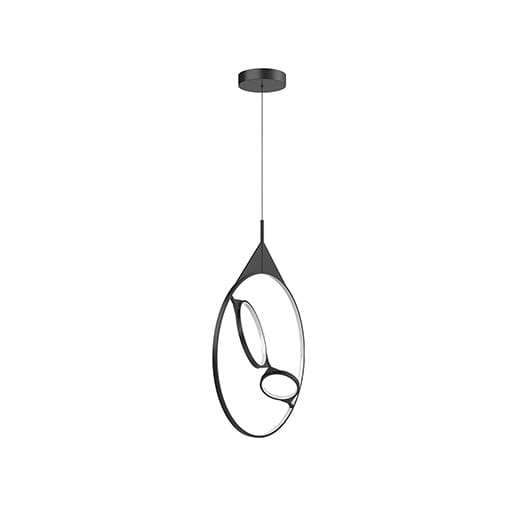 Kuzco Serif Pendant Light in Black