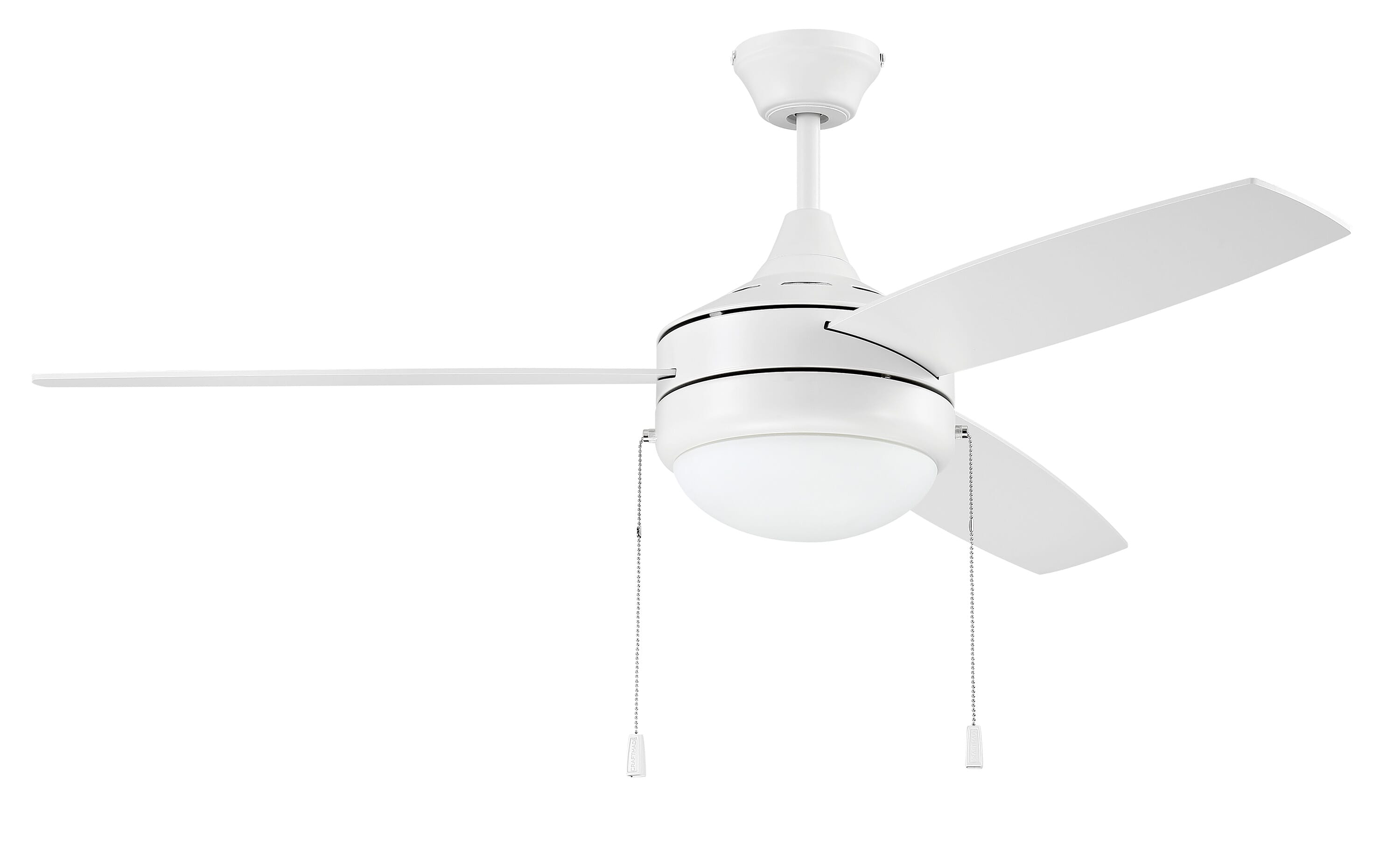 Craftmade 52" Phaze 3 Ceiling Fan in White