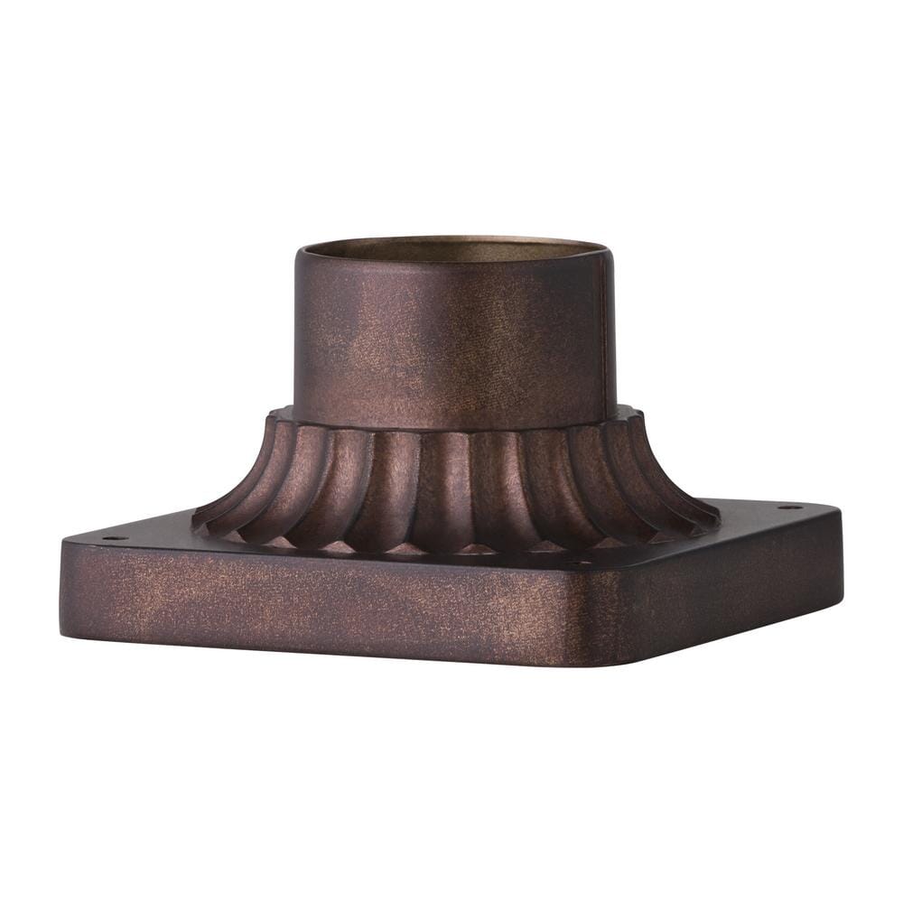 Feiss Outdoor 6.75" Pier Mount in Patina Bronze