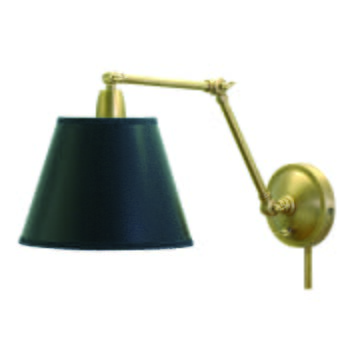 House of Troy 20" Library Lamp in Weathered Brass Finish