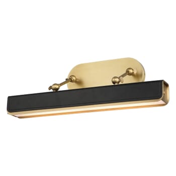 Alora Valise Wall Sconce in Vintage Brass And Tuxedo Leather
