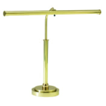 House of Troy LED Piano Lamp in Polished Brass Finish