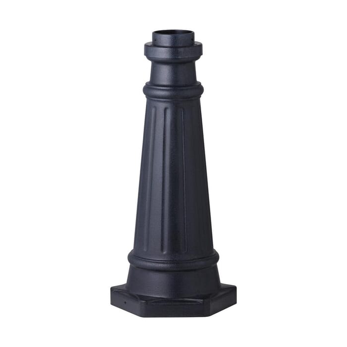 Feiss Outdoor 10" Post Base in Dark Weathered Zinc Feiss Outdoor 10" Post Base in Dark Weathered Zinc