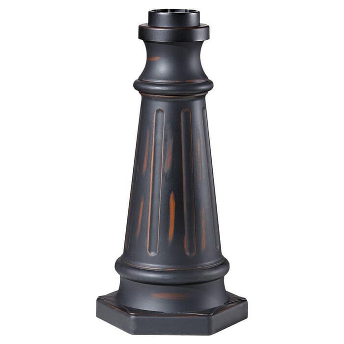 Feiss Post Base in Espresso Finish Feiss Post Base in Espresso Finish
