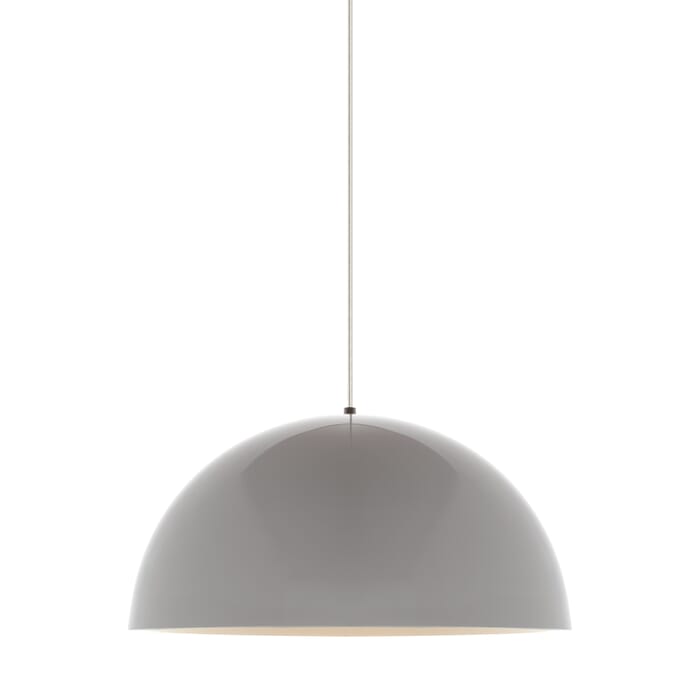 Tech Powell 3000K LED 12" Pendant Light in Satin Nickel and Gloss White/White Tech Powell 3000K LED 12" Pendant Light in Satin Nickel and Gloss White/White