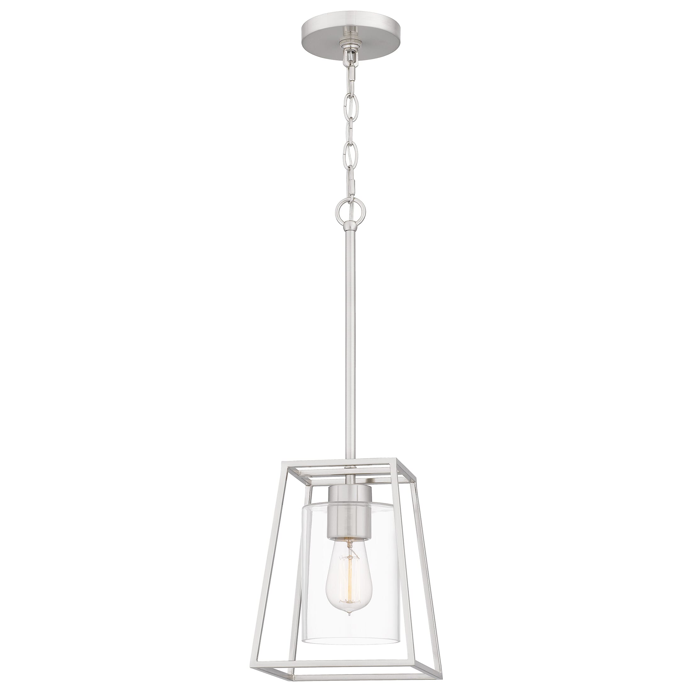 Prescott 1-Light Mini Pendant in Brushed Nickel