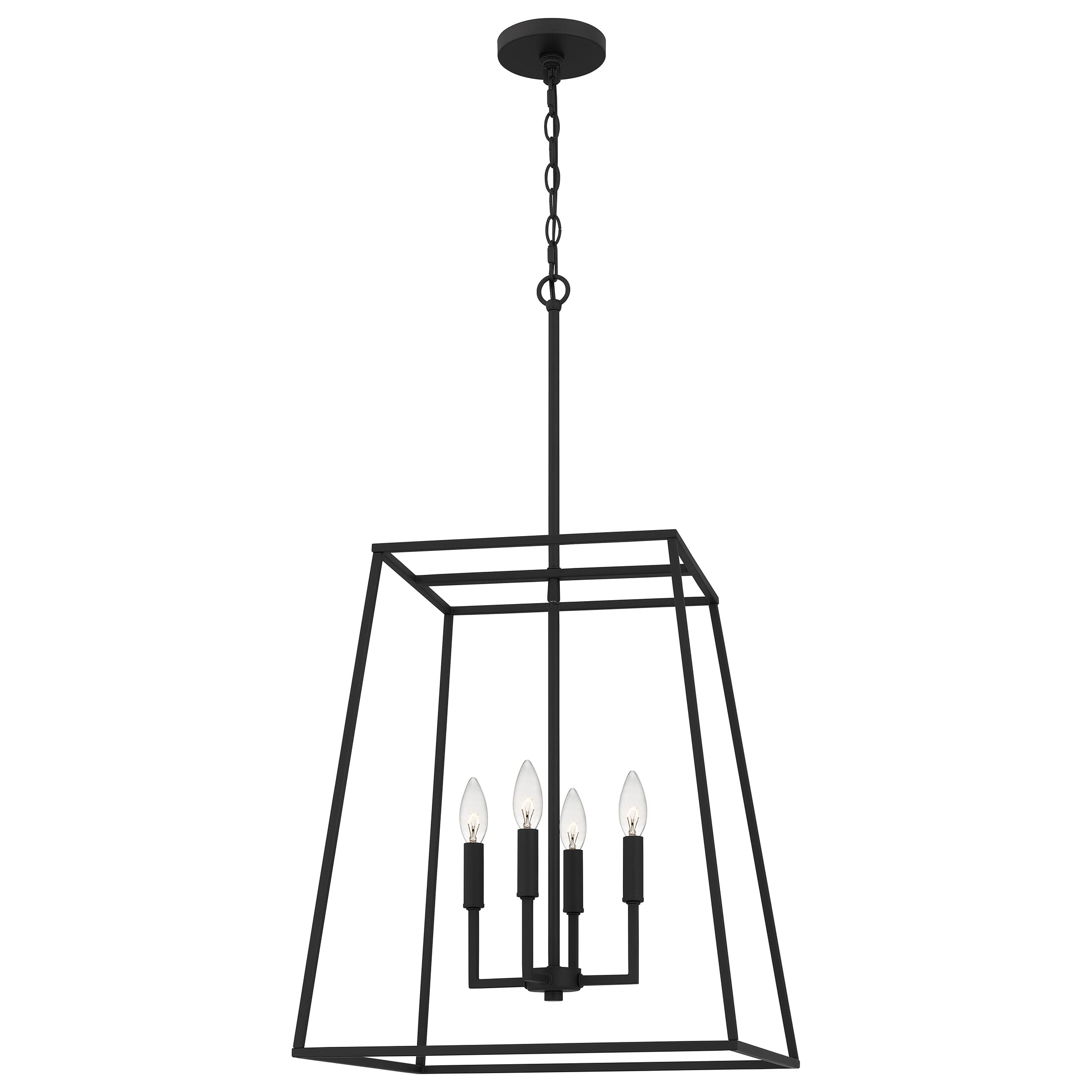 Prescott 4-Light Pendant in Matte Black