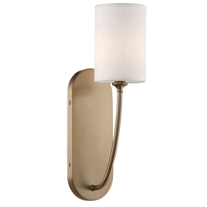 Crystorama Preston 17" Wall Sconce in Vibrant Gold Crystorama Preston 17" Wall Sconce in Vibrant Gold