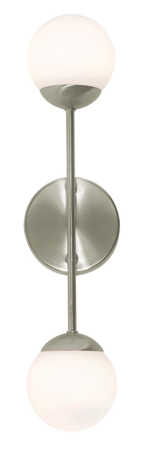 Pearl LED Wall Sconce in Satin Nickel