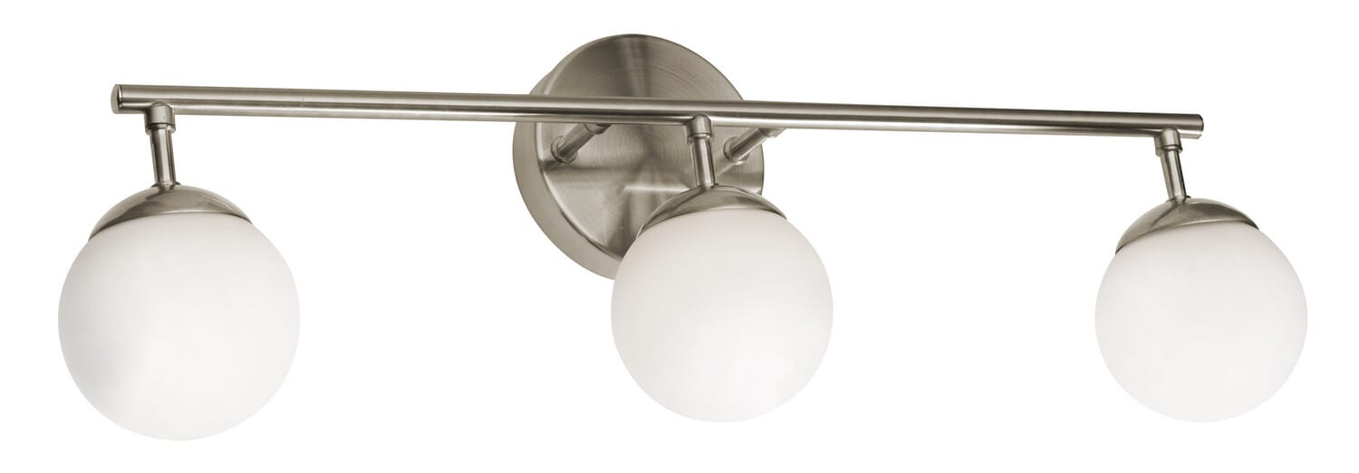 Pearl LED Vanity in Satin Nickel