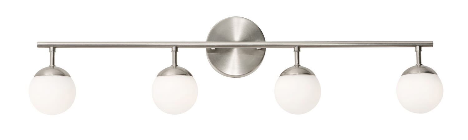 Pearl LED Vanity in Satin Nickel