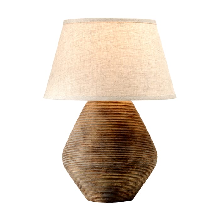 Troy Calabria 22" Table Lamp in Rustco Troy Calabria 22" Table Lamp in Rustco