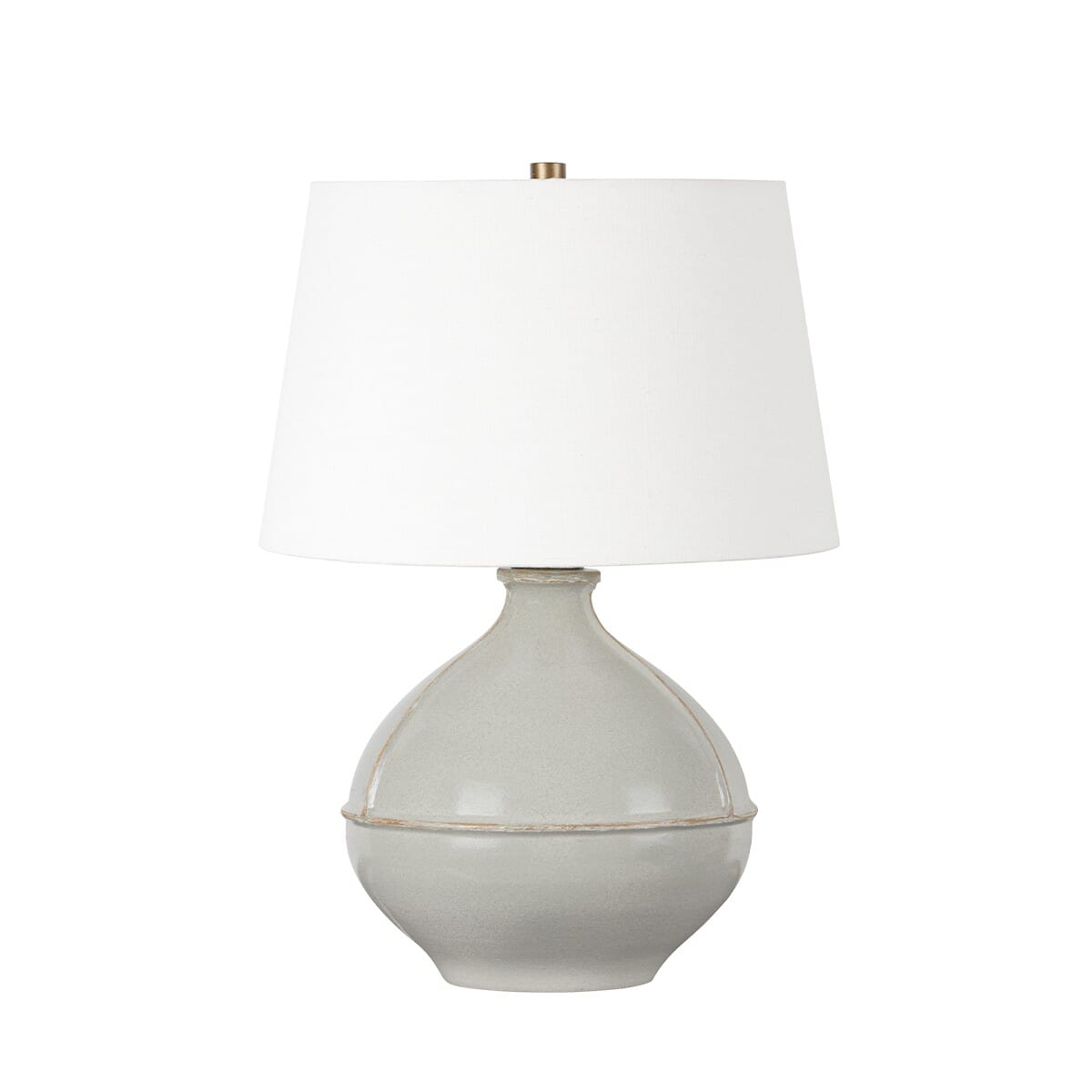 Salvage 1-Light Table Lamp in Patina Brass