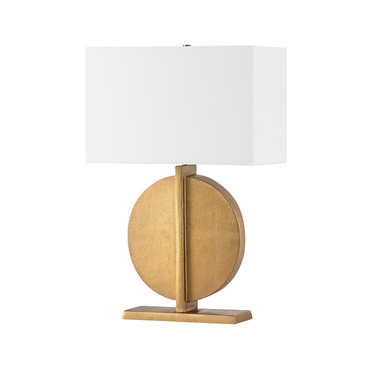 Patina Brass One Light Table Lamp from the Colma Collection