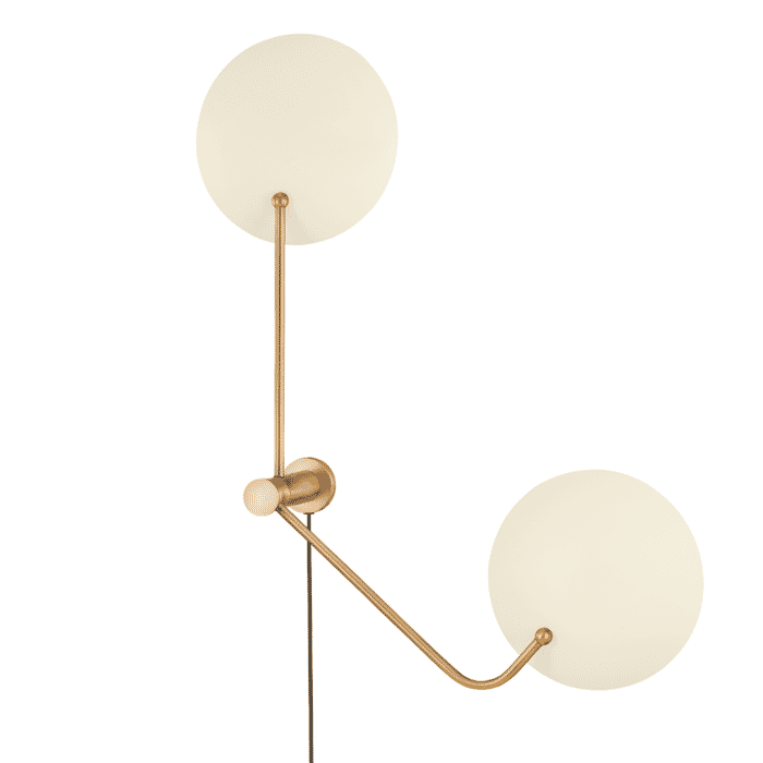 Troy Leif 2-Light Plug-In Sconce Troy Leif 2-Light Plug-In Sconce