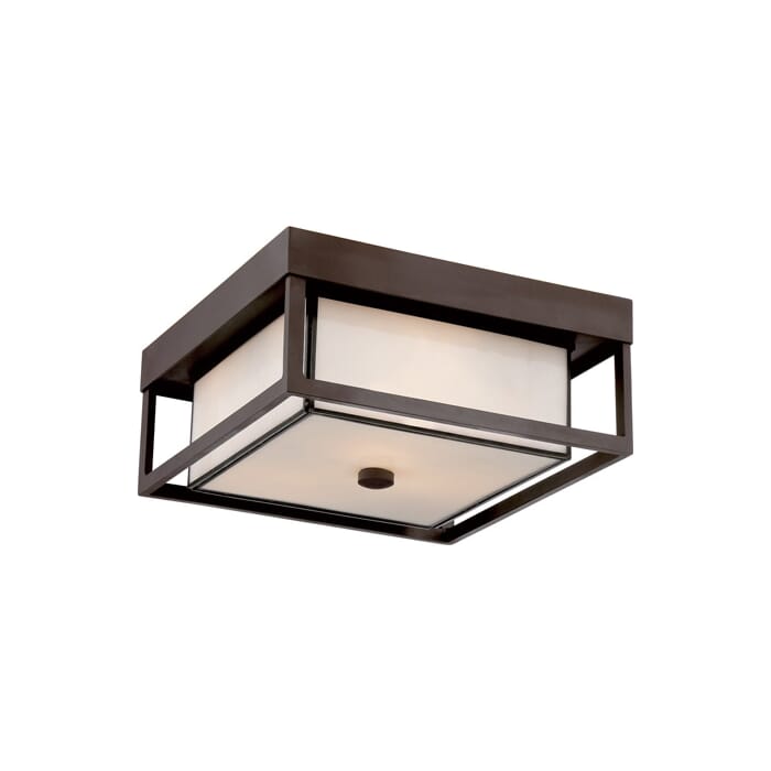 Quoizel Powell 3-Light Ceiling Light in Western Bronze Quoizel Powell 3-Light Ceiling Light in Western Bronze