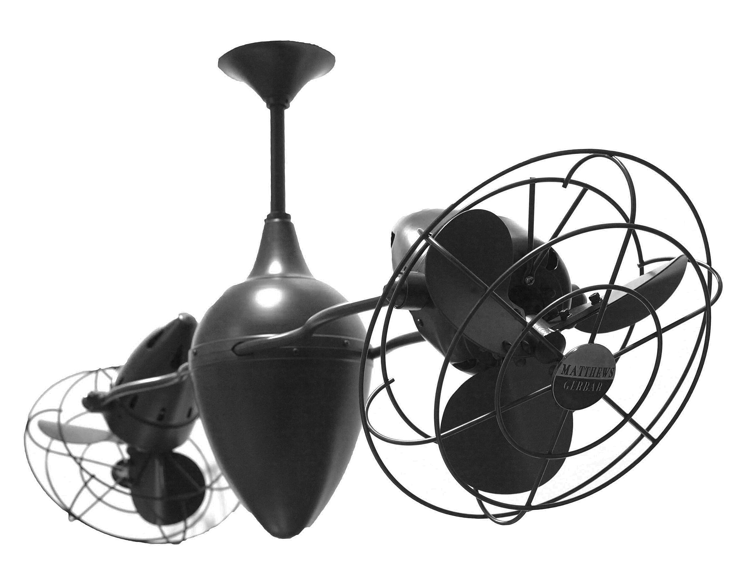 Matthews Ar Ruthiane 46" Indoor Ceiling Fan in Matte Black