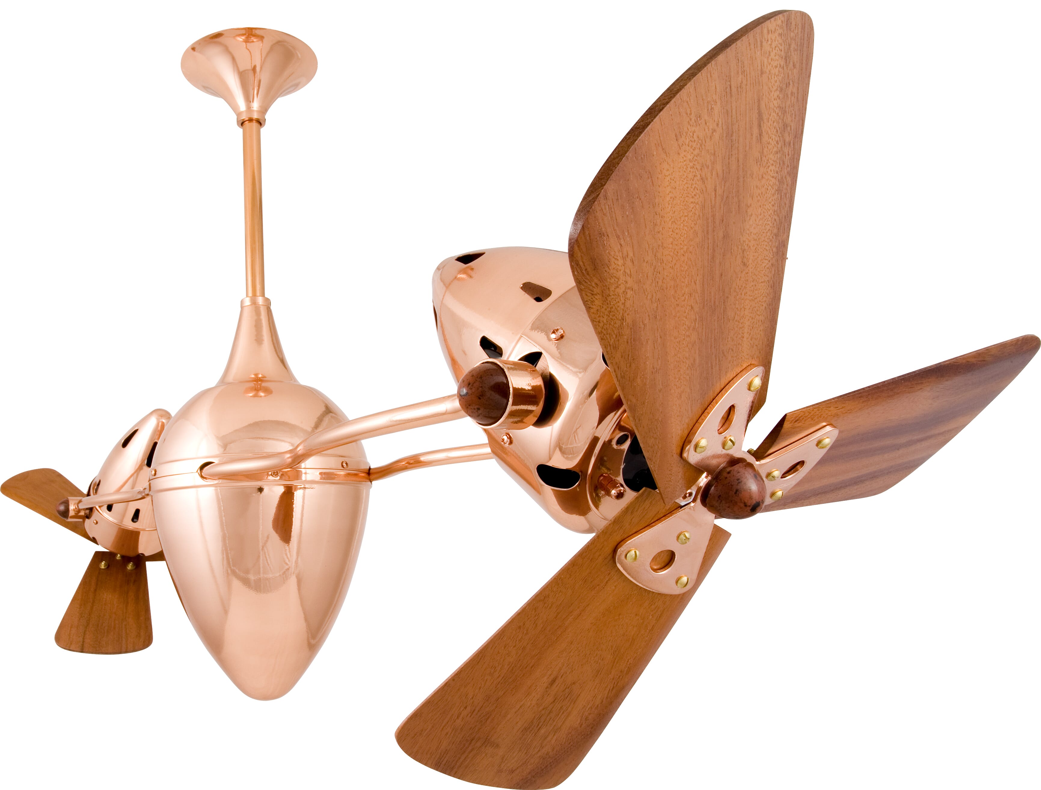 Matthews Ar Ruthiane 48" Indoor Ceiling Fan in Polished Copper