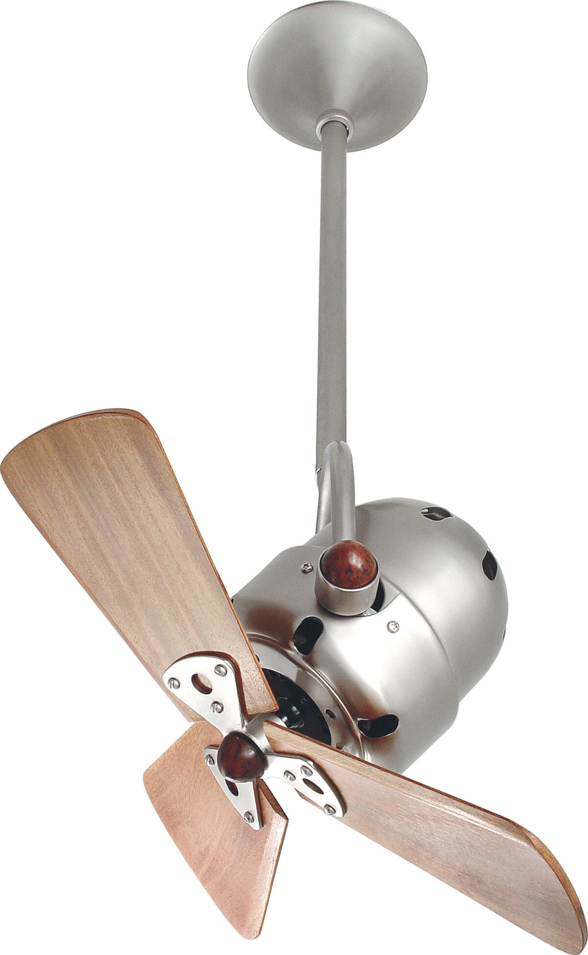 Matthews Bianca Direcional 16" Indoor Ceiling Fan in Brushed Nickel - BD-BN-WD