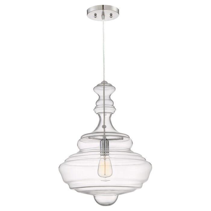 Quoizel Morocco 16" Pendant Light in Polished Chrome Quoizel Morocco 16" Pendant Light in Polished Chrome