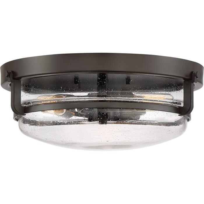 Quoizel Outpost 3-Light 15" Ceiling Light in Quoizel Outpost 3-Light 15" Ceiling Light in