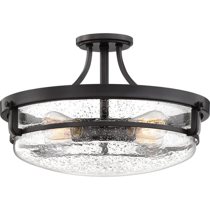 Quoizel Outpost 4-Light 19" Ceiling Light in Palladian Bronze Quoizel Outpost 4-Light 19" Ceiling Light in Palladian Bronze