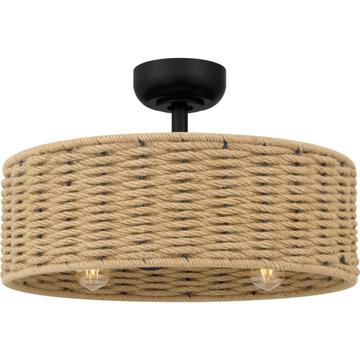 Quoizel Fandelier 4-Light Ceiling Fan in Matte Black Quoizel Fandelier 4-Light Ceiling Fan in Matte Black