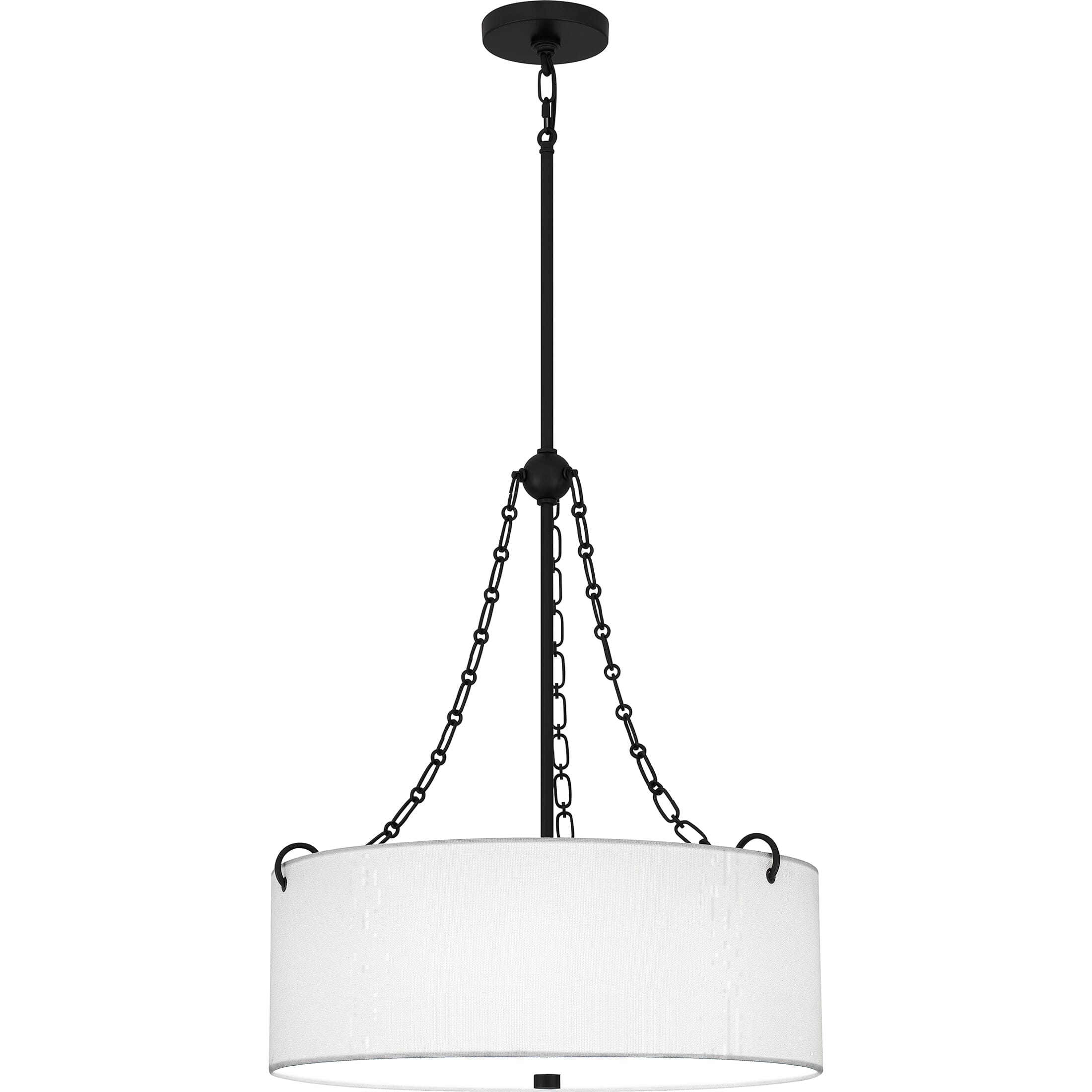 Quoizel Oversized Pendant 4-Light in Matte Black