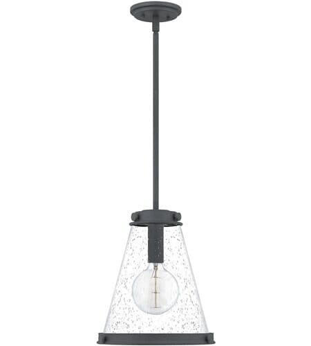 Quoizel Bristol Pendant Light in Mottled Black