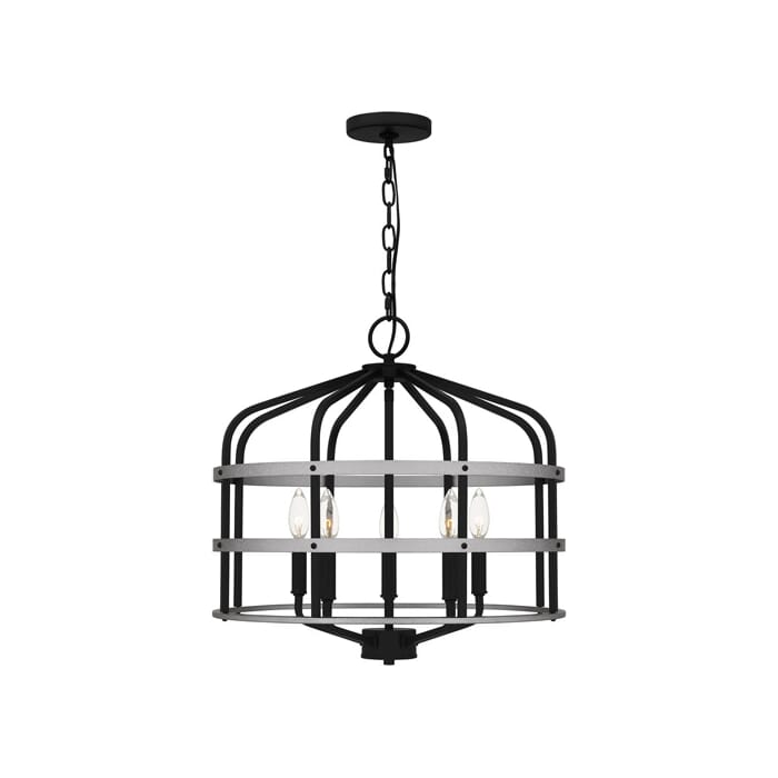 Quoizel Avignon 5-Light Pendant Light in Matte Black Quoizel Avignon 5-Light Pendant Light in Matte Black
