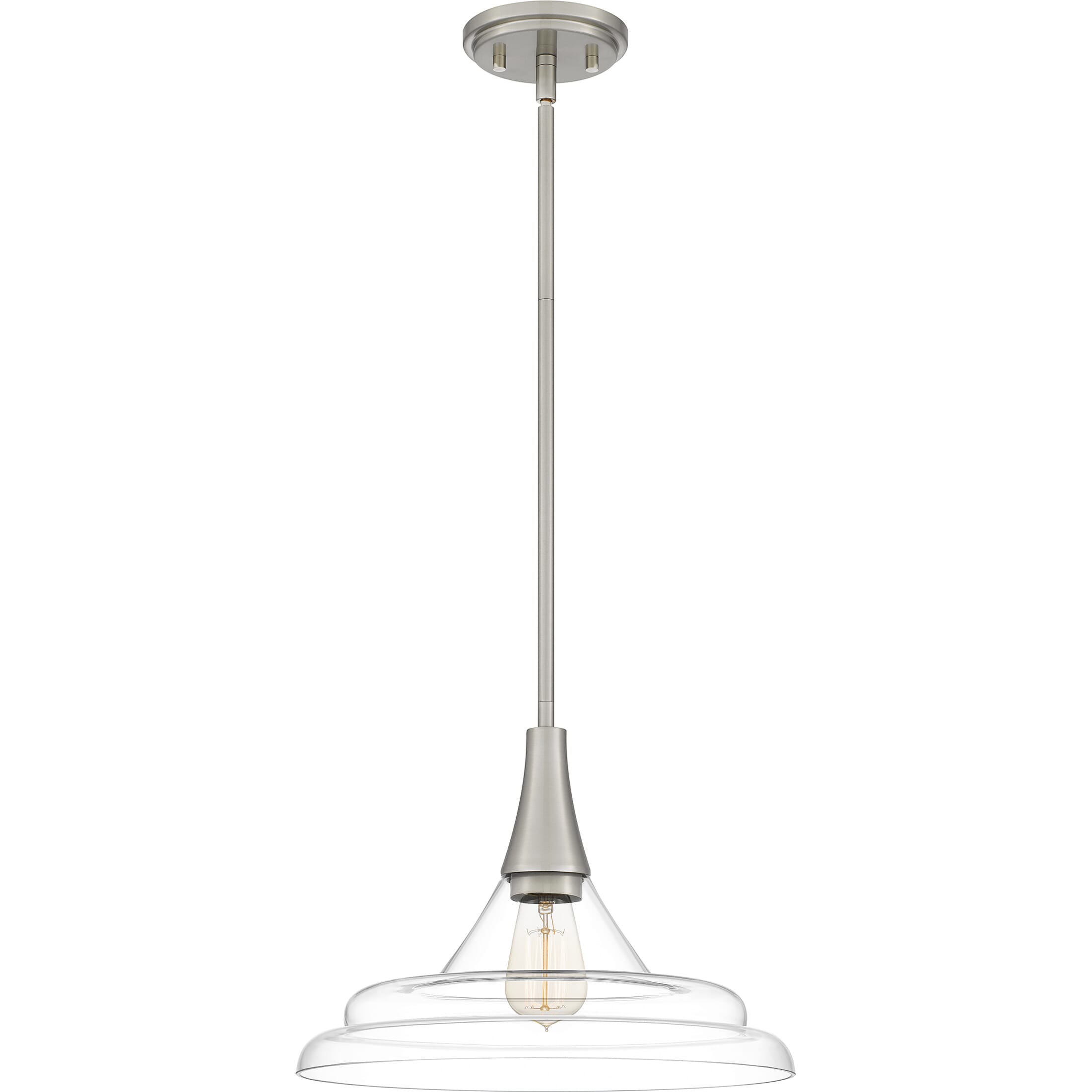 Quoizel Pendant 1-Light in Brushed Nickel