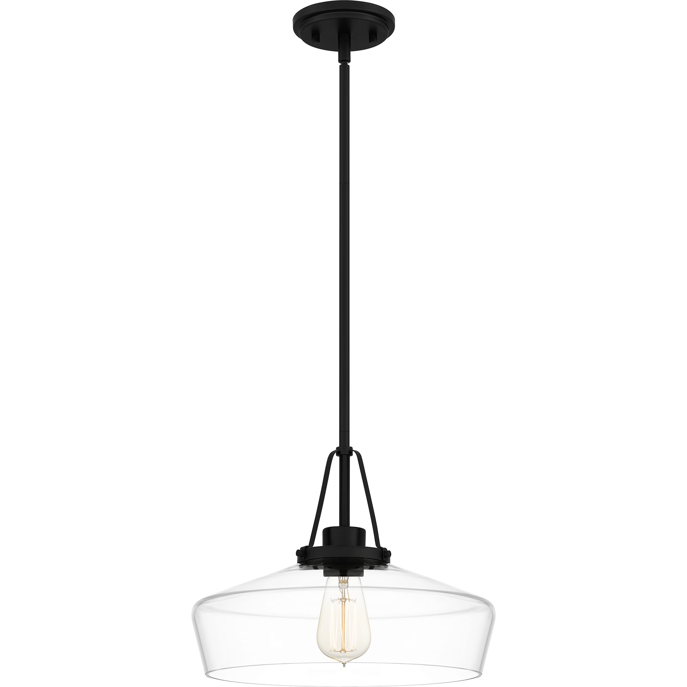 Quoizel Pendant 1-Light in Matte Black