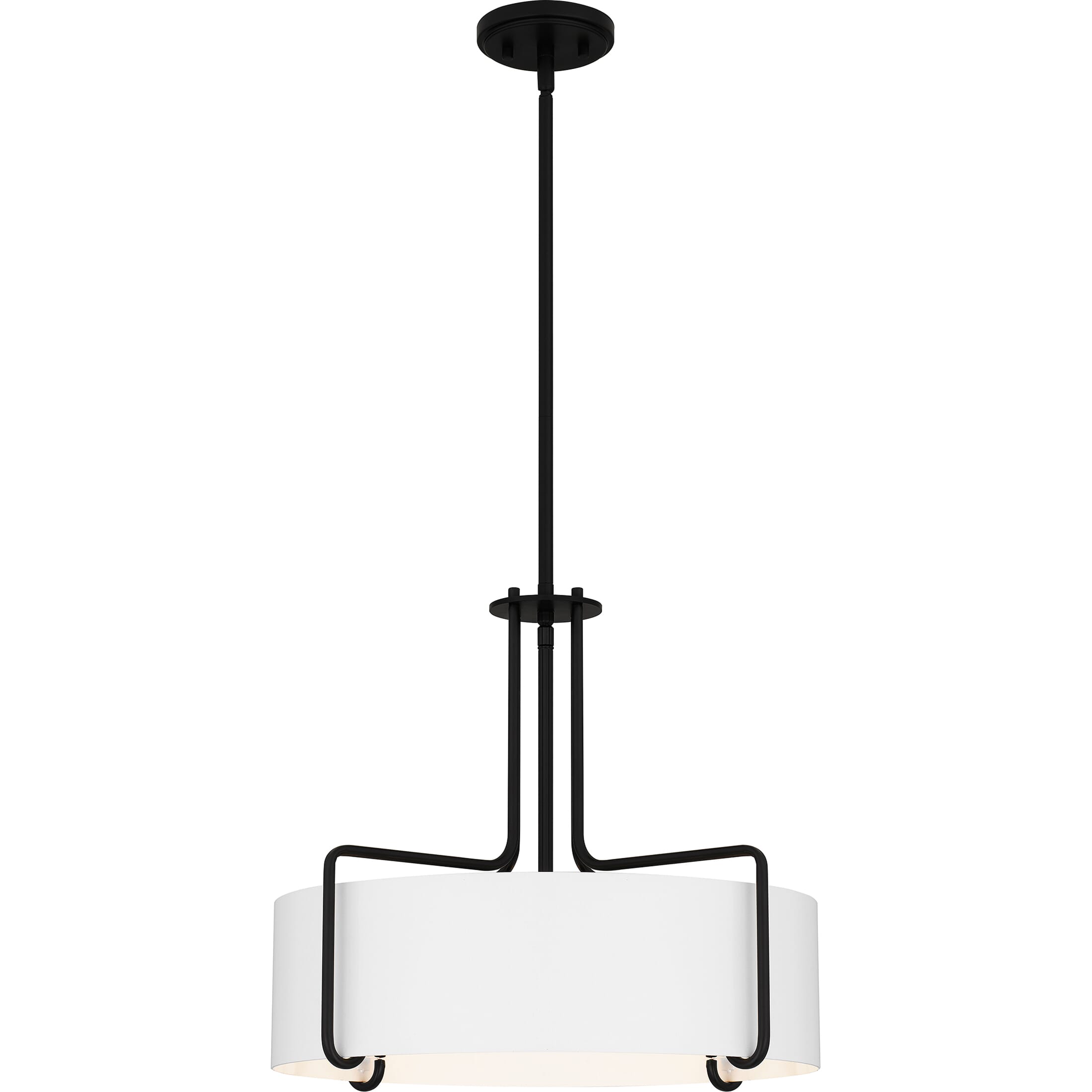 Quoizel Pendant 4-Light Pendant in Matte Black