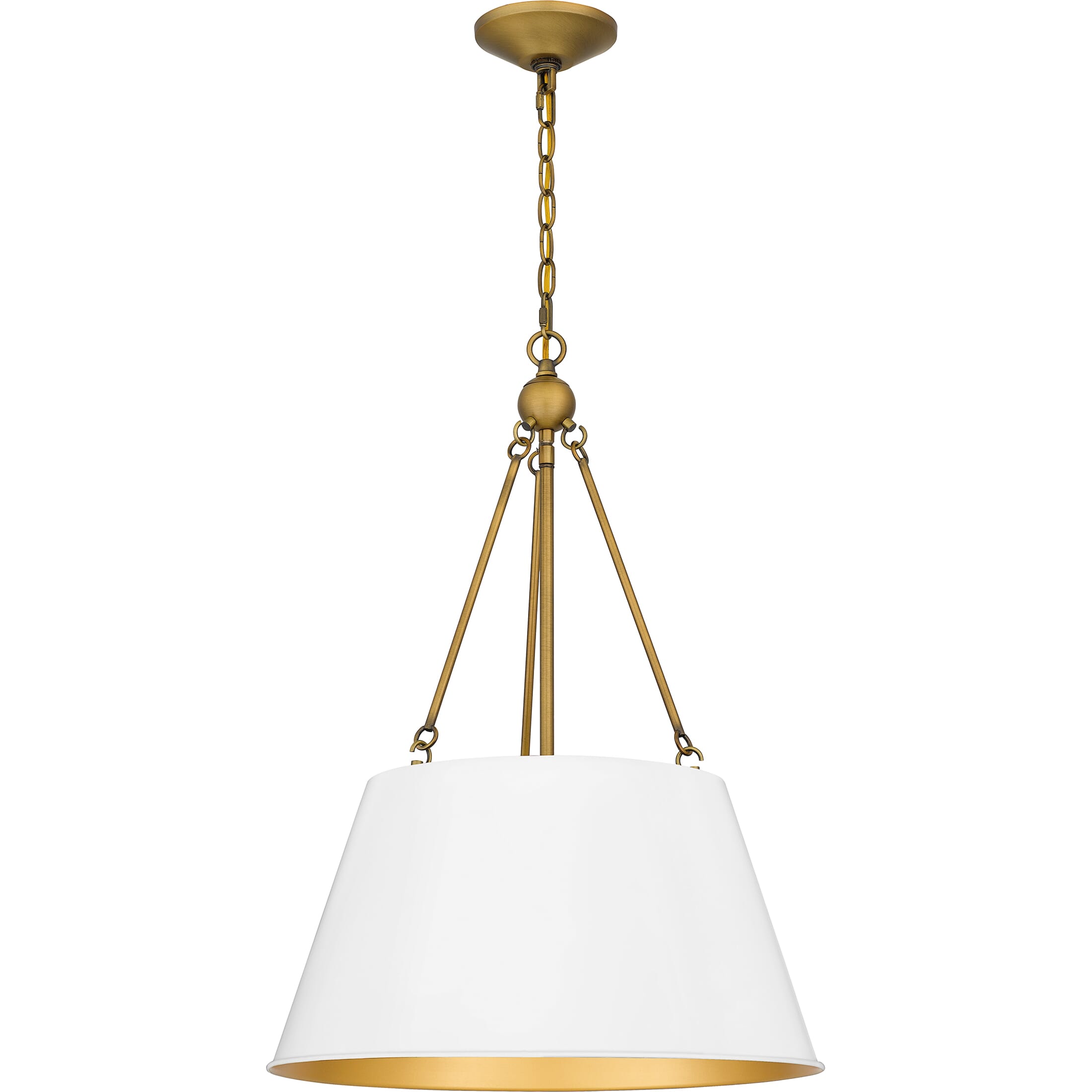 Quoizel Pendant 4-Light Pendant in Matte White